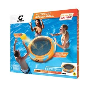 New Floating Smash Ball Game - Yellow and Blue- Cipton